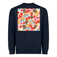 Navy back to school seamless pattern 4 (3600x3600) Heavyweight Sweatshirt - AdoDesignShop