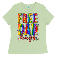 Matcha free dad hugs Ladies Tee - texasbilliewilder