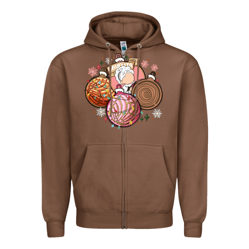 Christmas Pan Dulce Zipper Hoodie by MaliasSmallBusiness | Teevron