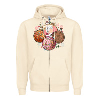 Sandshell christmas pan dulce Zipper Hoodie - MaliasSmallBusiness