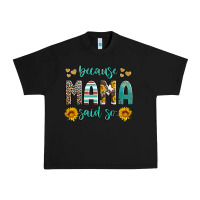 Black because mama said so western sunflowers Urban Heavy Tee - Artiststas