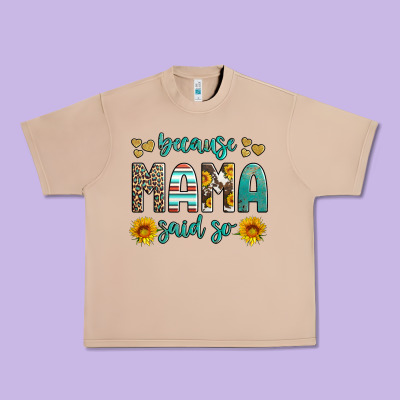 Because Mama Said So Western Sunflowers Urban Heavy Tee Designed By Artiststas