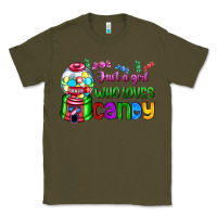 Army Green just a girl who loves candy Classic Tee - AdoDesignShop