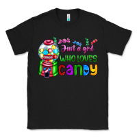 Black just a girl who loves candy Classic Tee - AdoDesignShop