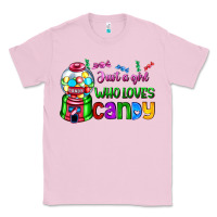 Bubblegum Pink just a girl who loves candy Classic Tee - AdoDesignShop
