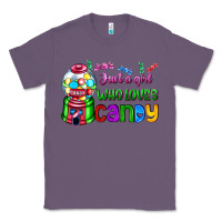 Lavender just a girl who loves candy Classic Tee - AdoDesignShop