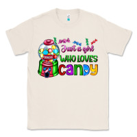 Natural just a girl who loves candy Classic Tee - AdoDesignShop
