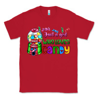 Red just a girl who loves candy Classic Tee - AdoDesignShop