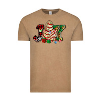 Vintage Coffee joy with christmas tree cake ado Vintage Tee - AdoDesignShop