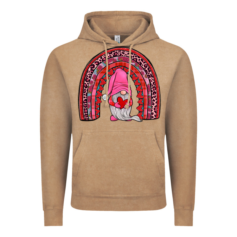 Valentines Gnomies Rainbow Vintage Hoodie by JahusDesignShop | Teevron