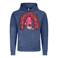 Vintage Denim valentines gnomies rainbow Vintage Hoodie - JahusDesignShop