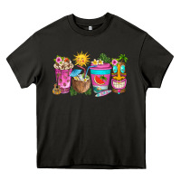 Asphalt aloha coffe cups Heavy Core Tee - texasbilliewilder