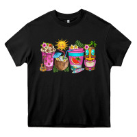 Black aloha coffe cups Heavy Core Tee - texasbilliewilder