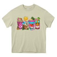 Mossy aloha coffe cups Heavy Core Tee - texasbilliewilder