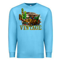 Ocean Blue Rusty Grunge Car Vintage Premium Sweatshirt - Bettercallsaul
