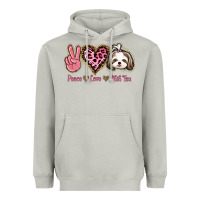 Moon Dust Peace Love Shih Tzu Heavyweight Hoodie - Bettercallsaul