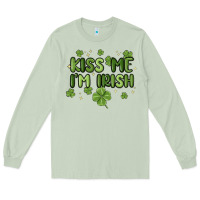 Matcha kiss me i'm irish Long Sleeve Tee - MaliasSmallBusiness