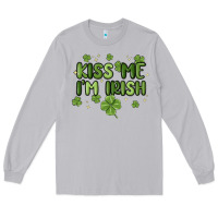 Moon Dust kiss me i'm irish Long Sleeve Tee - MaliasSmallBusiness