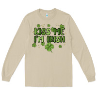 Mushroom kiss me i'm irish Long Sleeve Tee - MaliasSmallBusiness