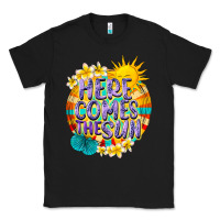 Black Here comes the sun Classic Tee - NancyCooperArtShop