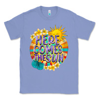 Colony Blue Here comes the sun Classic Tee - NancyCooperArtShop