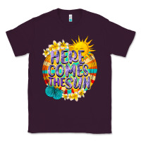 Plum Here comes the sun Classic Tee - NancyCooperArtShop
