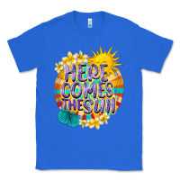 True Royal Here comes the sun Classic Tee - NancyCooperArtShop