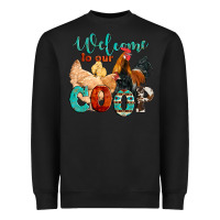 Black welcome to our coop Heavyweight Sweatshirt - Artiststas
