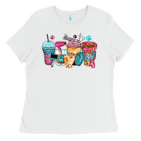 White pet groomer coffee cups Ladies Tee - Zillion Design Studio