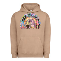 Pigment Burro Easter Day rainbow gnomes Urban Hoodie - CowGirlArtShop
