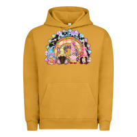 Pigment Peanut Butter Easter Day rainbow gnomes Urban Hoodie - CowGirlArtShop