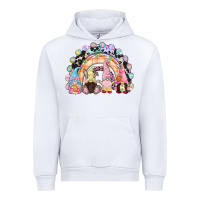 White Easter Day rainbow gnomes Urban Hoodie - CowGirlArtShop
