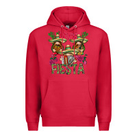 Cardinal Let's Fiesta with gnomes Premium Hoodie - NancyCooperArtShop
