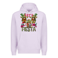 Lilac Let's Fiesta with gnomes Premium Hoodie - NancyCooperArtShop