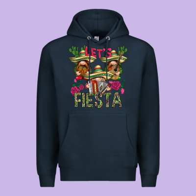 Let's Fiesta With Gnomes Premium Hoodie Designed By Nancycooperartshop