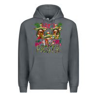 Rock Let's Fiesta with gnomes Premium Hoodie - NancyCooperArtShop