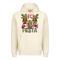 Sandshell Let's Fiesta with gnomes Premium Hoodie - NancyCooperArtShop