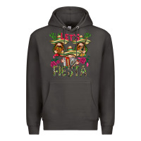 Smoke Let's Fiesta with gnomes Premium Hoodie - NancyCooperArtShop