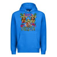 True Royal Let's Fiesta with gnomes Premium Hoodie - NancyCooperArtShop