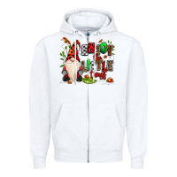 White enjoy the little things Zipper Hoodie - MaliasSmallBusiness