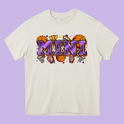 Mini Basketball Heavy Core Tee Designed By Zillion Design Studio