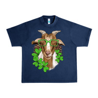 Navy st patricks goat with glasses Urban Heavy Tee - Artiststas