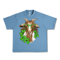 Pebble Blue st patricks goat with glasses Urban Heavy Tee - Artiststas