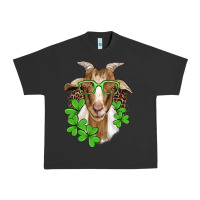 Pigment Black st patricks goat with glasses Urban Heavy Tee - Artiststas