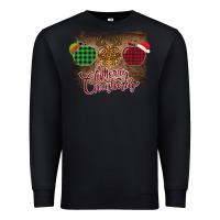 Black Merry Christmas Apples Premium Sweatshirt - Bettercallsaul