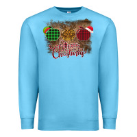 Ocean Blue Merry Christmas Apples Premium Sweatshirt - Bettercallsaul