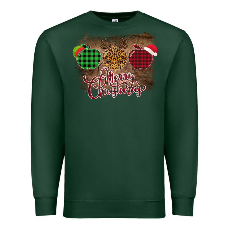 Merry Christmas Apples Premium Sweatshirt by Bettercallsaul | Teevron