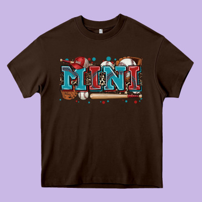 Mini Baseball Heavy Core Tee Designed By Zillion Design Studio