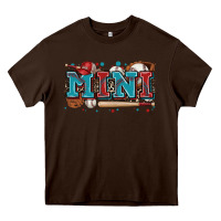 Chocolate Brown mini baseball Heavy Core Tee - Zillion Design Studio