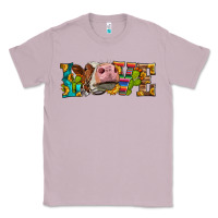 Lilac Western Love Simmental Cow Classic Tee - LillyAllenDesigns